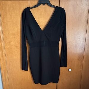 Windsor Black Long Sleeve Dress